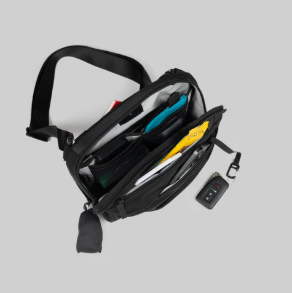 Sleek Water-Resistant Crossbody Shoulder Bag