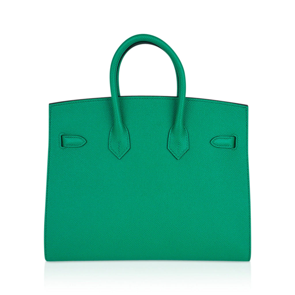 Birkin Sellier 25 Bag Vert Jade Epsom Leather with Gold Hardware