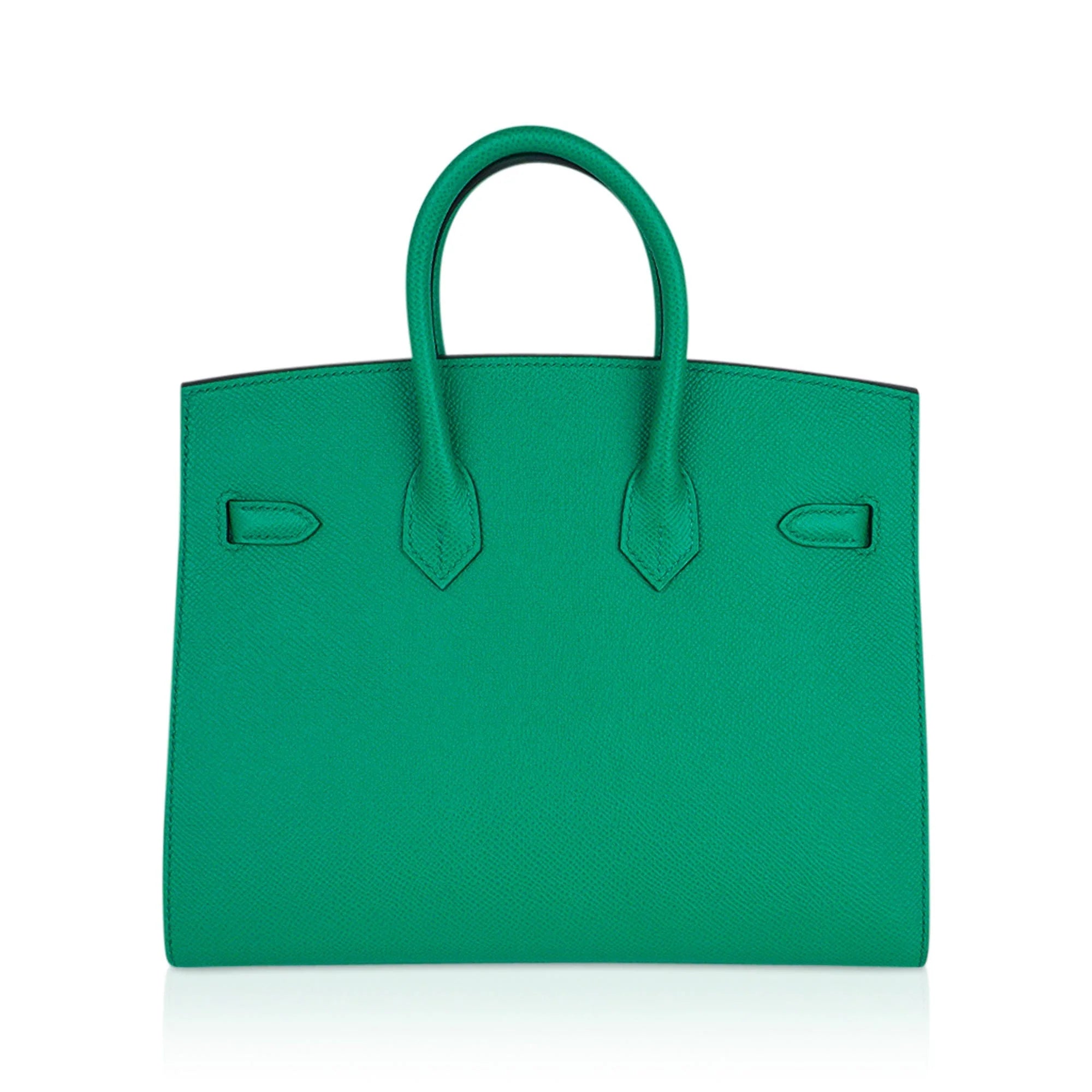 Birkin Sellier 25 Bag Vert Jade Epsom Leather with Gold Hardware