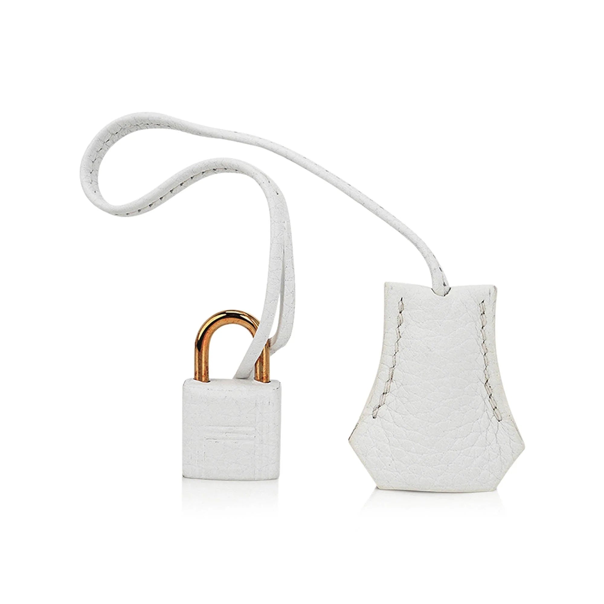 Special Order HSS Birkin 30 Bag White & Orange Clemence Leather with Rose Gold Hardware