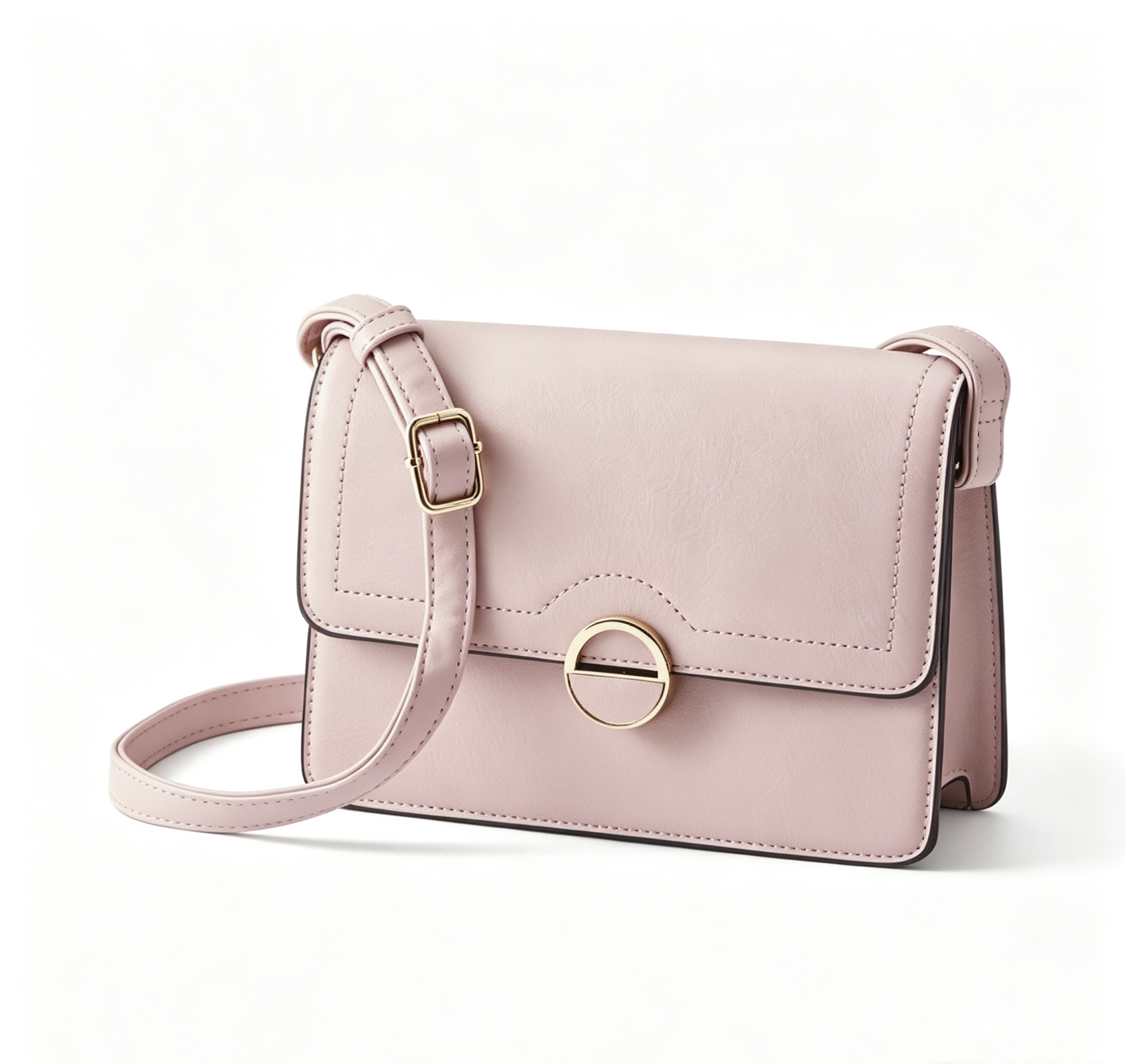 Snap-Front Shoulder Bag