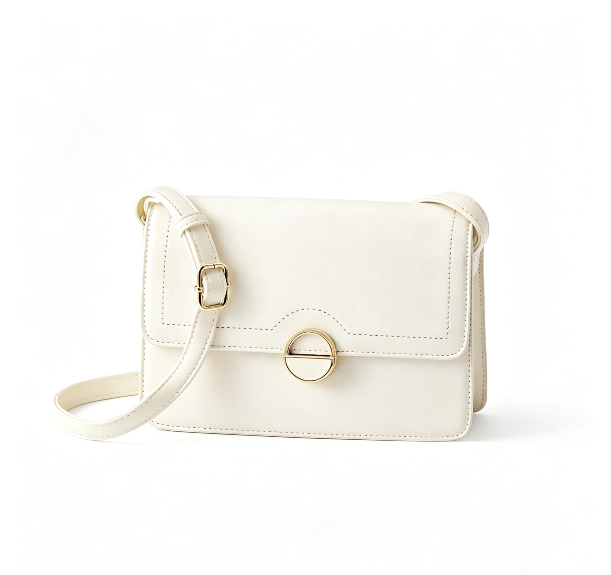 Snap-Front Shoulder Bag